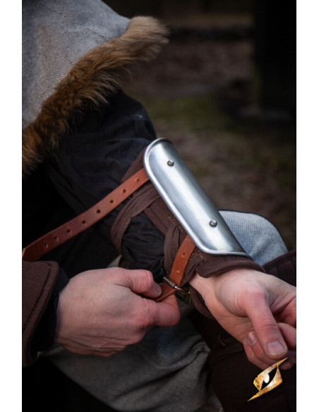 Bracelets rembourrés médiévaux, marron