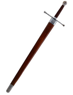 Épée médiévale bâtarde avec fourreau - Reconditionnée.