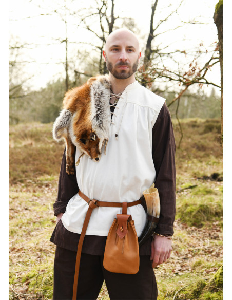 Chemise médiévale sans manches modèle...