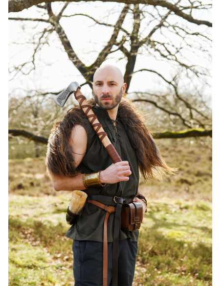 Chemise médiévale sans manches modèle...