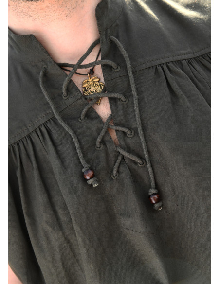 Chemise médiévale sans manches modèle...