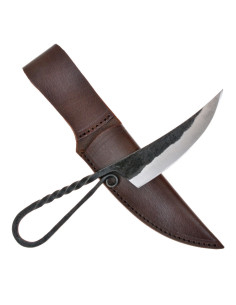 Couteau Viking grand avec étui (22,5x3 cm.)