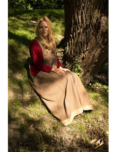 Robe celtique en laine sans manches