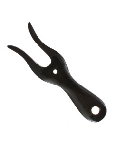 Lampe médiévale en corne de buffle