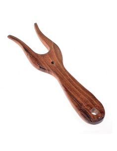 Lampe médiévale traditionnelle en bois (16x4,5 cm.)