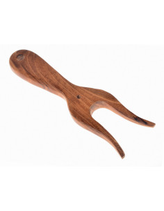 Lampe médiévale traditionnelle en bois (16x4,5 cm.) 2