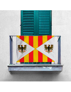 Drapeau bannière médiévale Royaume de Sicile (100x70 cm.) 2