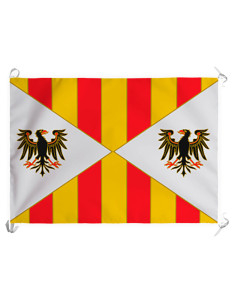 Drapeau bannière médiévale Royaume de Sicile (100x70 cm.)