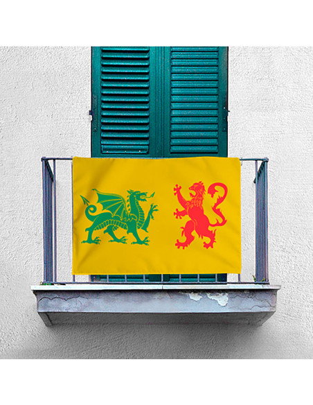 Bannière médiévale de la dynastie...