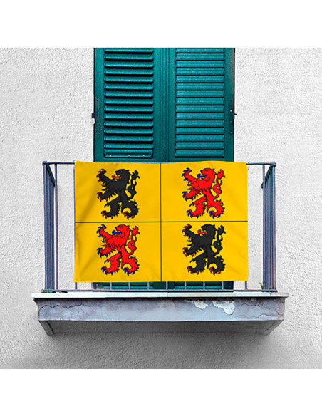 Bannière médiévale Hainaut, province...