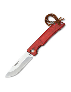 Couteau de campagne Albainox Stamina rouge (19,7 cm.)