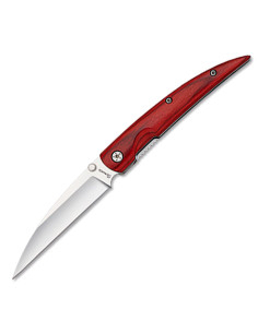 Couteau de campagne Albainox Stamina rouge (8,6 cm.)