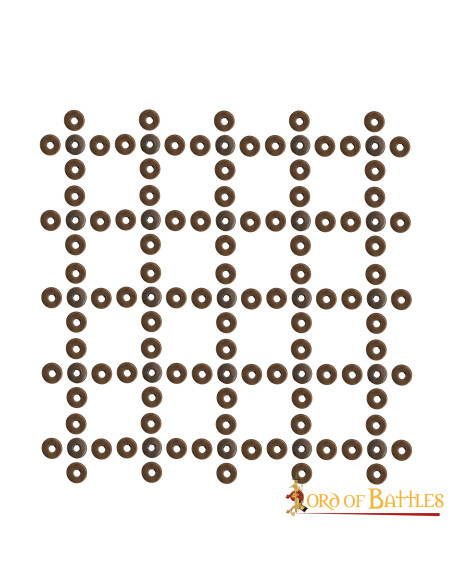 Lot de 50 rondelles en laiton vieilli