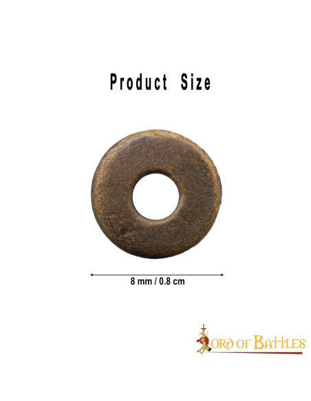 Lot de 50 rondelles en laiton vieilli