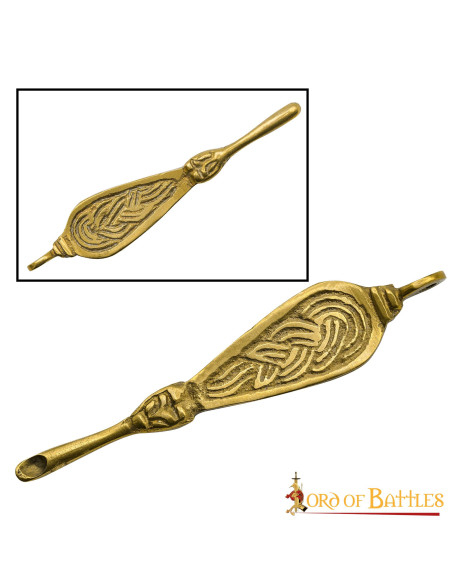 Nettoyeur d'oreilles Viking en laiton