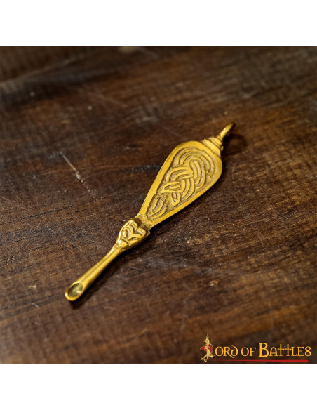 Nettoyeur d'oreilles Viking en laiton