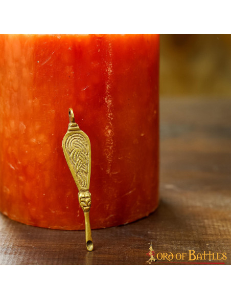 Nettoyeur d'oreilles Viking en laiton