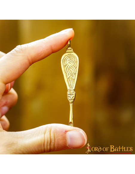 Nettoyeur d'oreilles Viking en laiton
