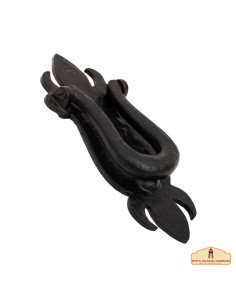 Heurtoir médiéval vénitien en fer fait à la main (19,8 cm.)