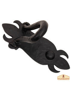 Heurtoir médiéval vénitien en fer fait à la main (19,8 cm.) 2