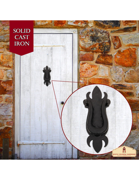 Heurtoir médiéval vénitien en fer...