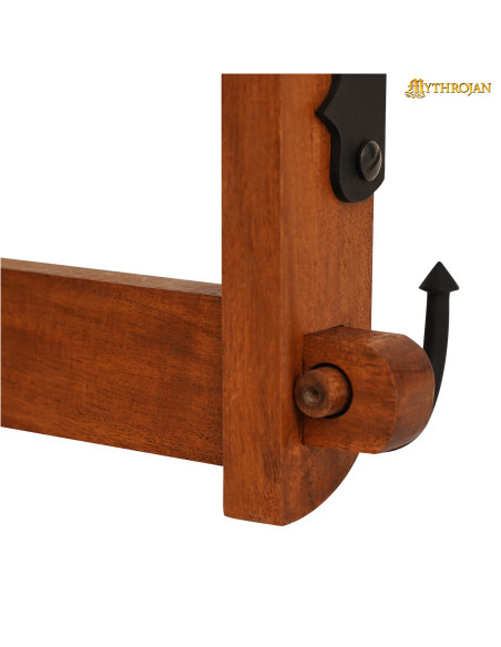 Support en bois avec crochets pour...