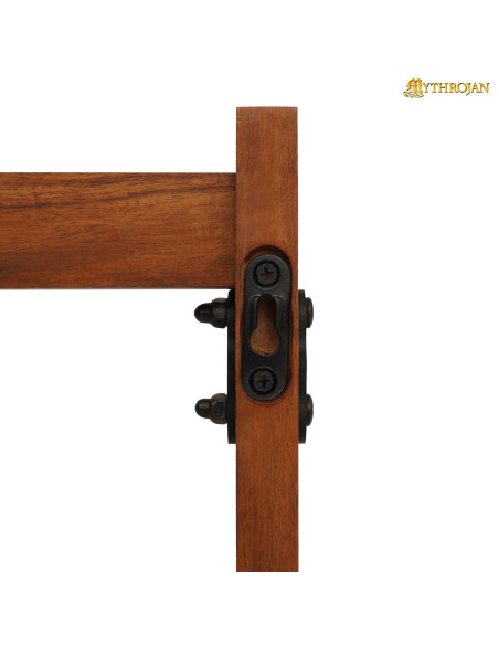 Support en bois avec crochets pour...