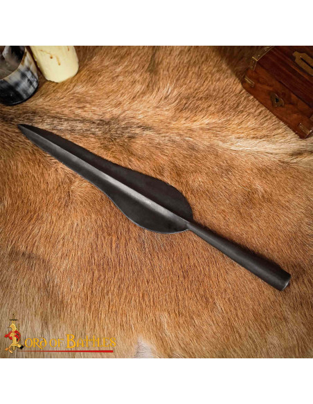 Fer de lance en fer forgé à la main...