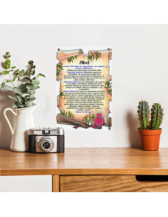 Affiche personnalisée avec votre nom (20x30 cm.) 2