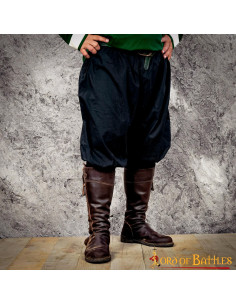Pantalon médiéval modèle Almogavar, noir