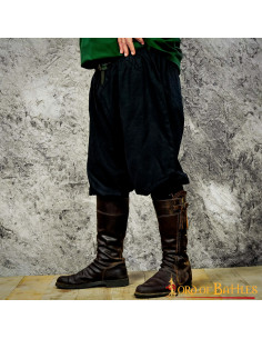 Pantalon médiéval modèle Almogavar, noir 2