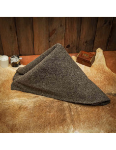 Couverture médiévale traditionnelle en laine tissée 2