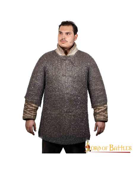 Cotte de mailles en acier à...