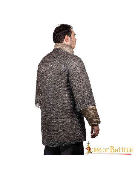 Cotte de mailles en acier à...