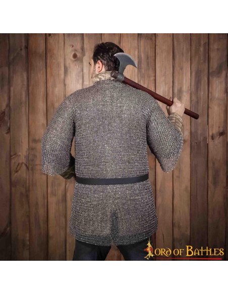 Cotte de mailles en acier à...