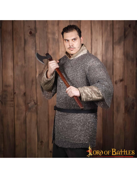 Cotte de mailles en acier à...