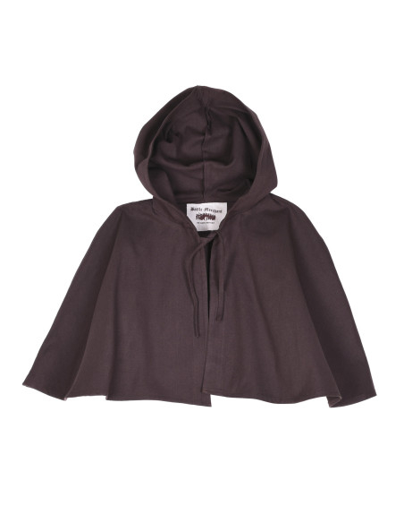 Cape médiévale courte ouverte avec...