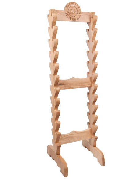 Support en bois pour 24 épées ou...