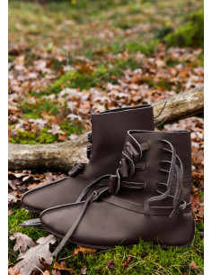Bottes Viking Buskins en marron foncé