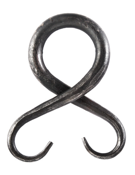 Boucle de ceinture médiévale, croix...