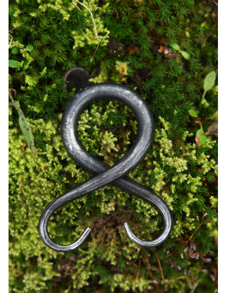 Boucle de ceinture médiévale, croix...