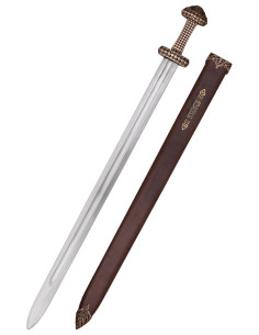 Épée viking avec poignée finition bronze (97 cm.)