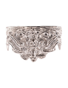 Col fourreau pour épée Viking, finition argentée