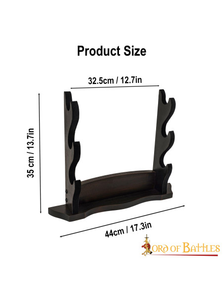 Support de table en bois à trois...