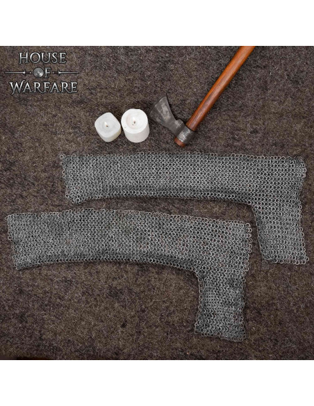 Manchons de cotte de mailles en acier...