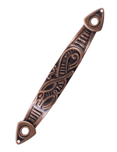 Boucle fourreau pour ceinture, motif serpents