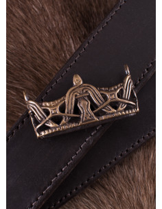 Col fourreau pour épée Viking, finition bronze vieilli 2