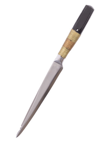 Couteau de table médiéval avec étui (24,5 cm.)