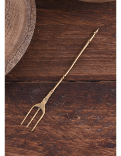 Fourchette romaine en laiton à 3 dents 2