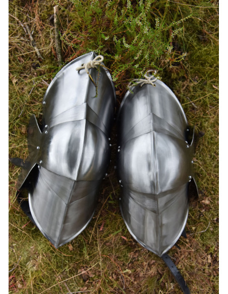 Genouillères gothiques en acier 1,6...